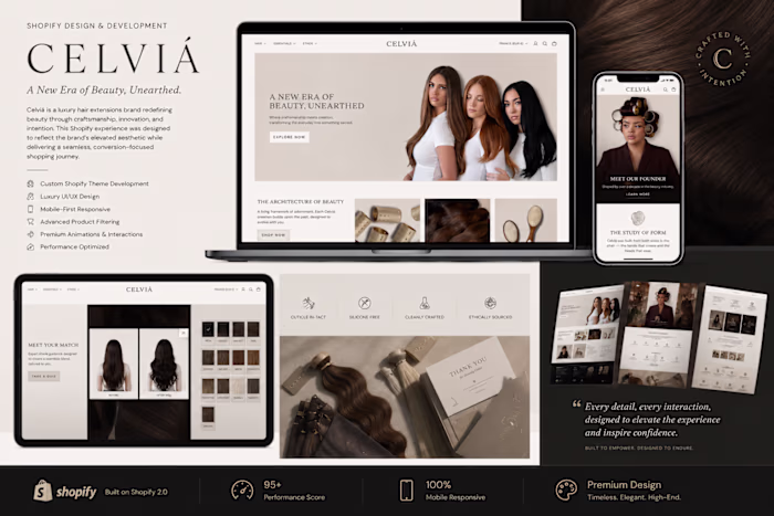 Célviá — Luxury Hair Extensions