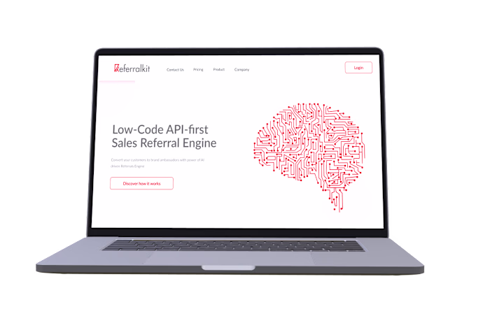 Referralkit Homepage Design