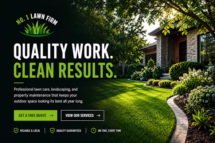 Local Lawn Company Design