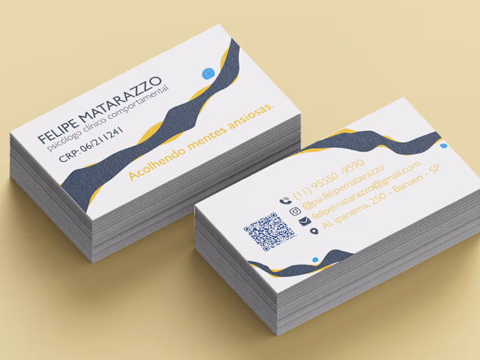 Felipe Matarazzo Psychologist Instagram - Visual Identity