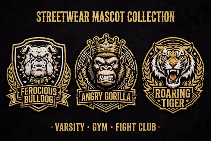 Premium custom mascot logos for