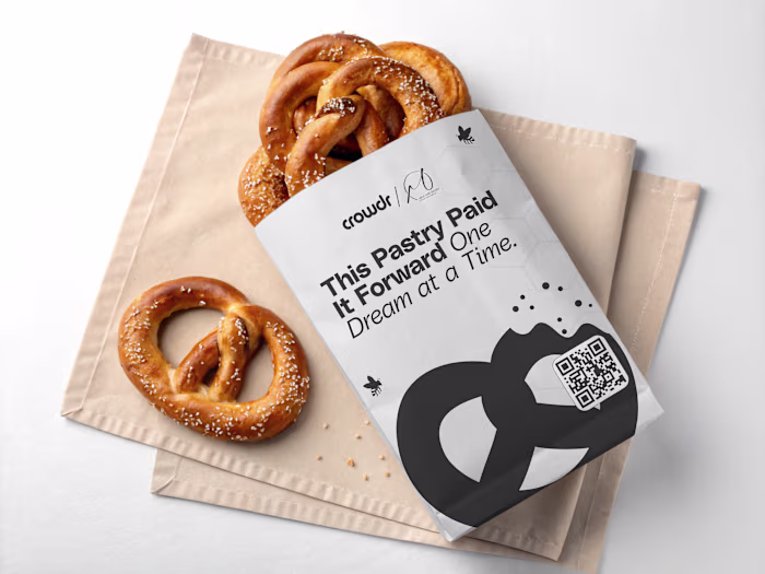 This week’s work: designing brand activations for a Crowdr x...