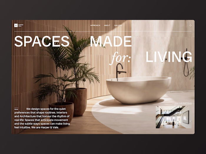 Architecture & Interior Design Firm Website Design