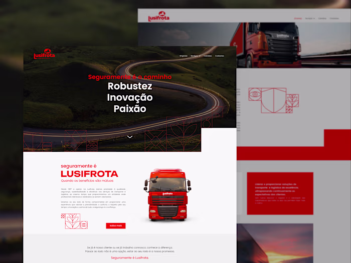 Lusifrota - Desenvolvimento Webflow