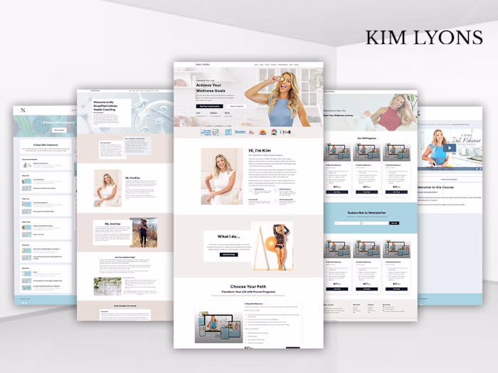 Kim Lyons Fitness — Full Kajabi Platform Redesign & System B...