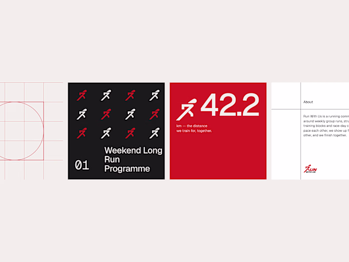 Run with Us — Branding & Visual identity