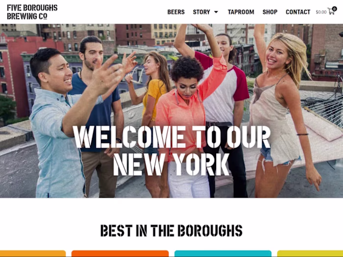 Five Boroughs Brewing Co. Wordpress
Custom