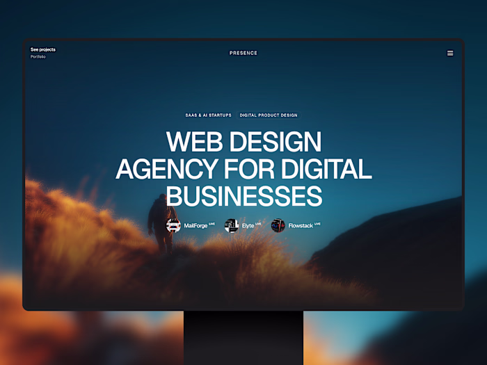 Design for a web design