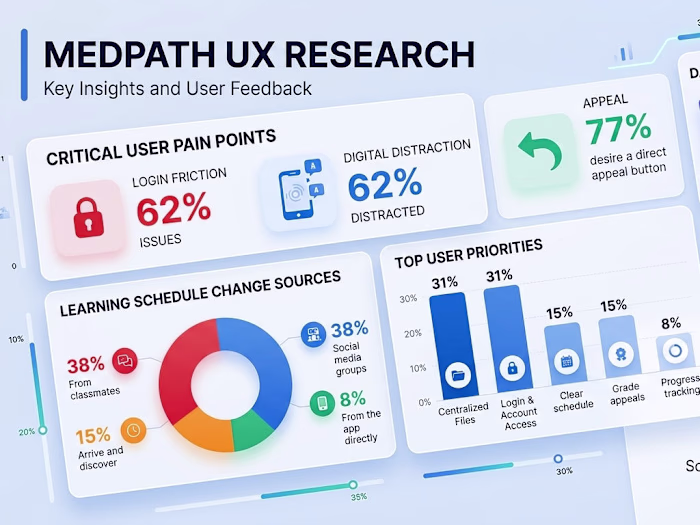 MedPath — UX Research
Conducted UX