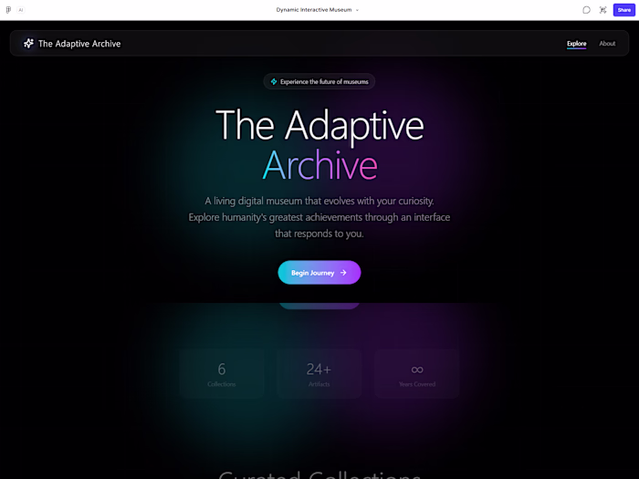 The Adaptive Archive - A