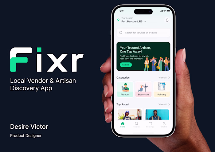 Fixr will help users discover local artisans and book them e...