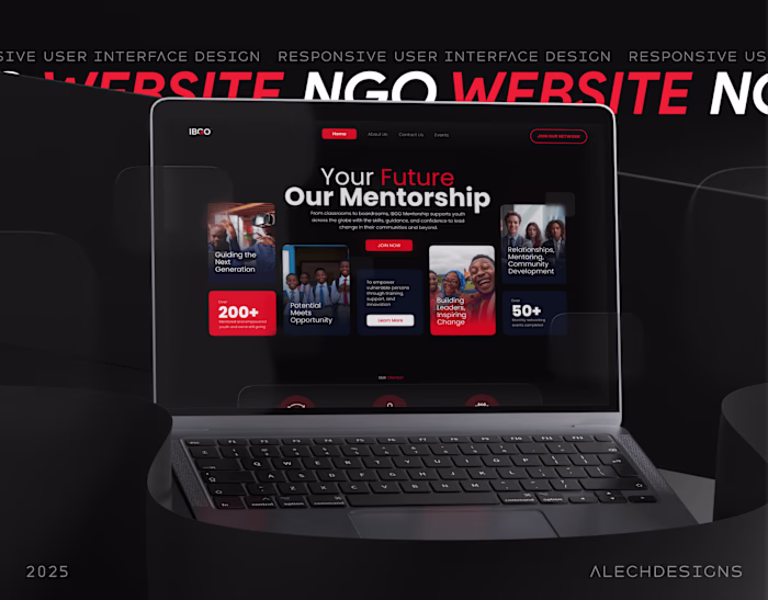 IBGO NGO Website Design