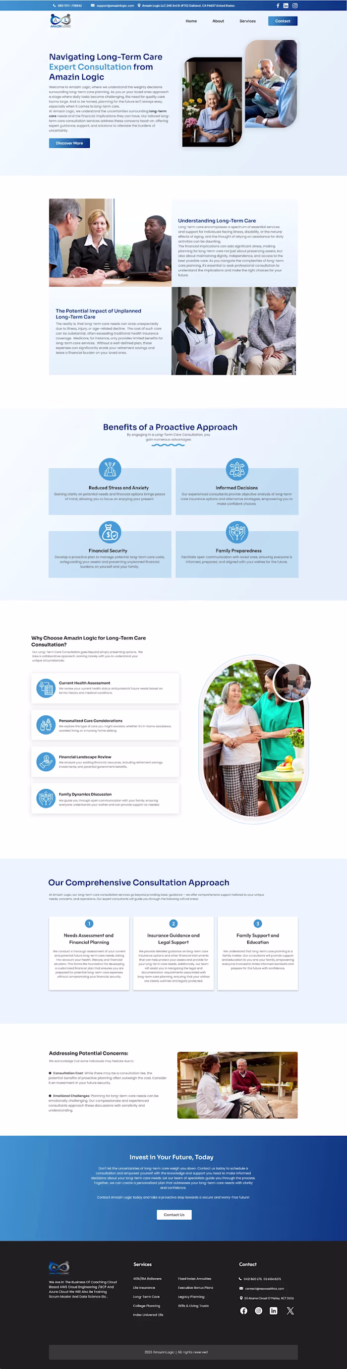 Insurance Company Website (Static)