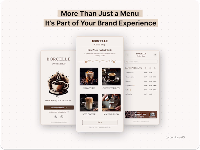 Most cafe menus still feel