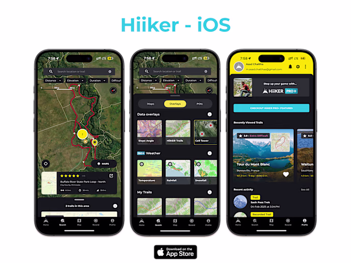 HiiKER — Hiking Maps iOS App