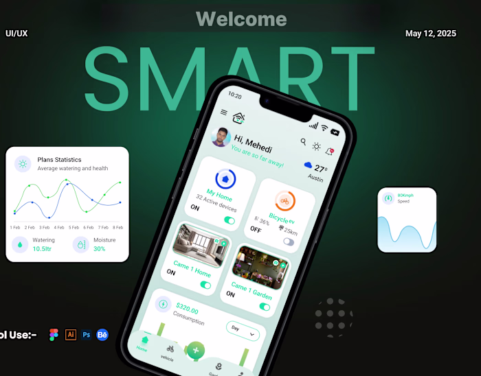 Smart – Mobile App UI/UX Design
