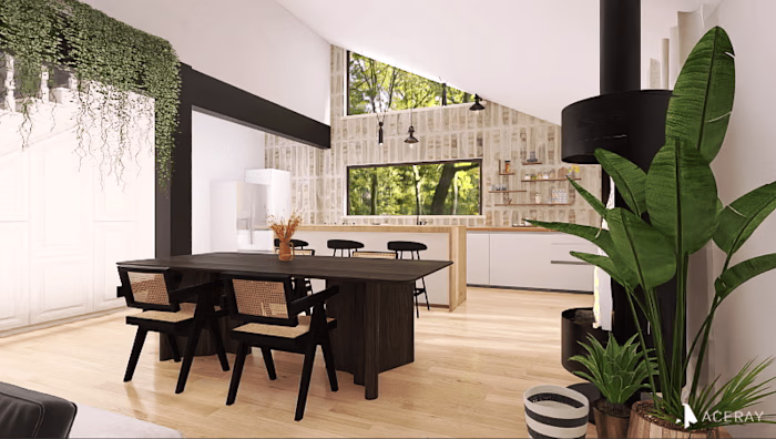 Japandi Style Cottage In South France on Behance