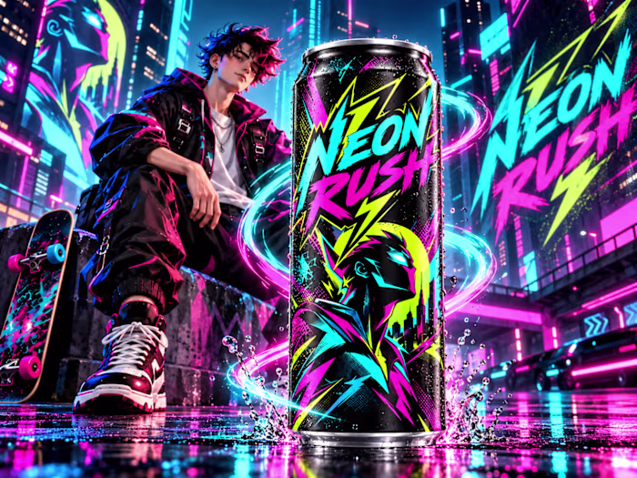 NEON RUSH — AI Energy