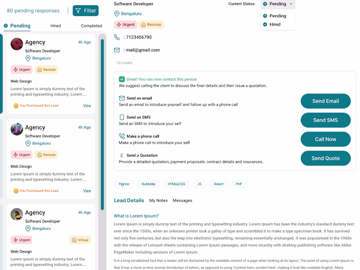 Buildwise : Construction Marketplace like Bark