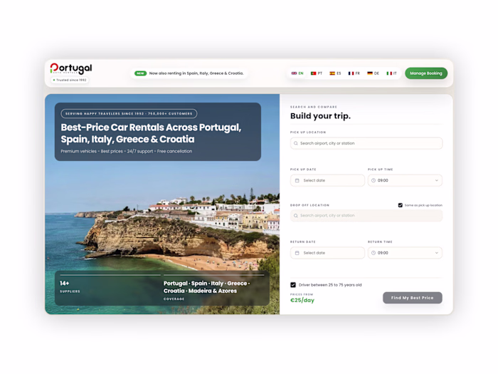 Portugal Auto Rentals
