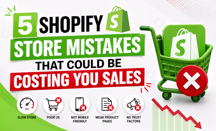 5 Shopify Store Mistakes That