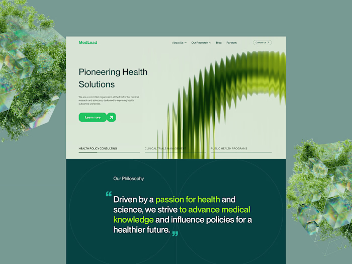 Innovative Digital Hub for Medical Research (Website)