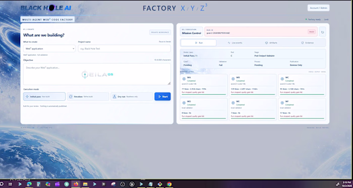 Factory XYZ — Multi-Agent AI Software Development Factory