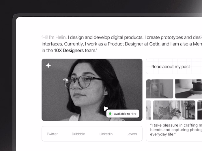 Hoi - Portfolio/CV Template
