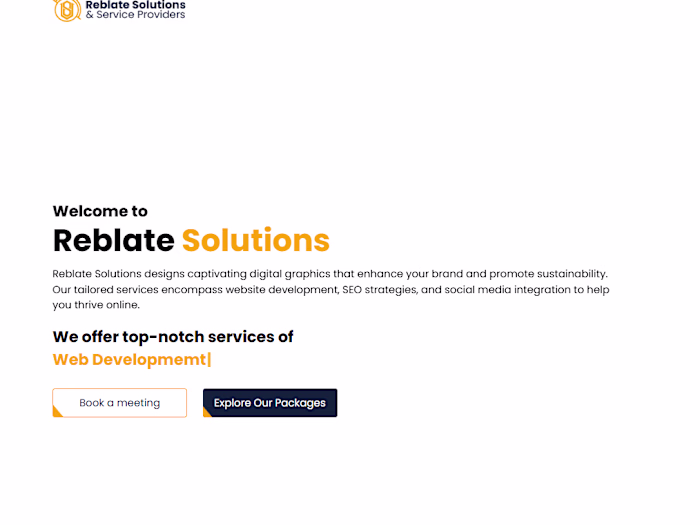 Fully Customized Company's Website