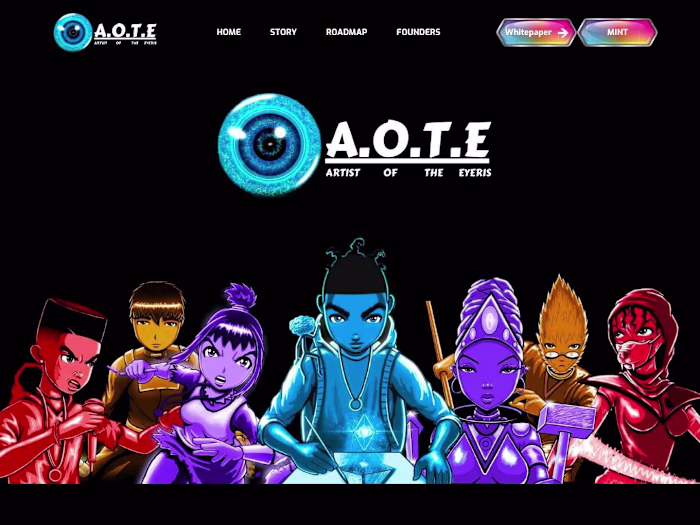 A.O.T.E  NFT Smart Contract and dApp