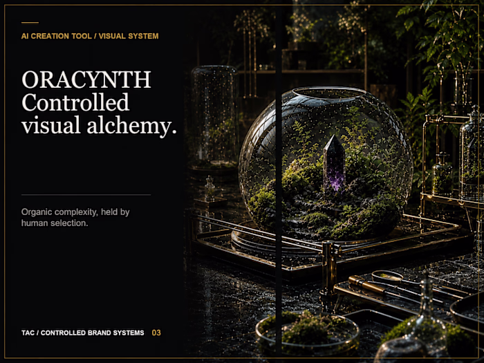 ORACYNTH — Fictional Wellness Tech Brand System