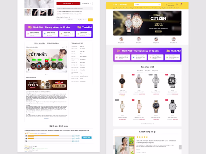 WordPress development: Watch store - Design & Figma to WordPress