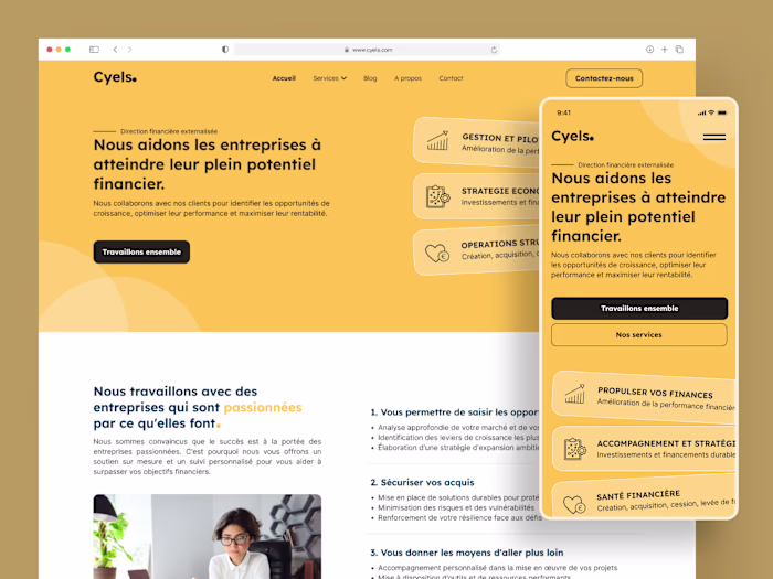 Rebranding of Cyels, a premier financial advisory firm.