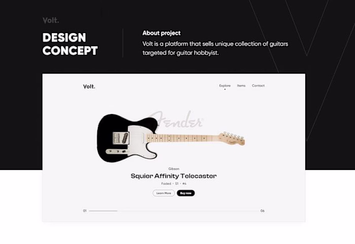Volt /// Web & Mobile Design