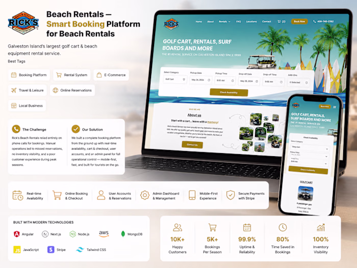 Beach Rentals — Smart Booking
