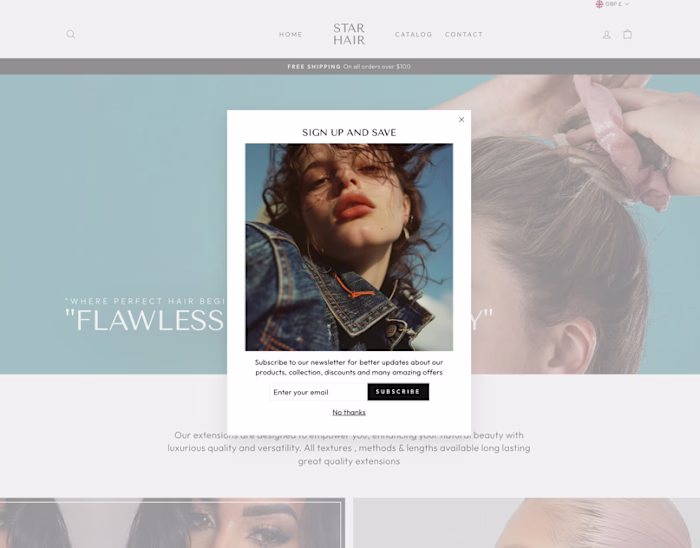 Shopify Store Redesign