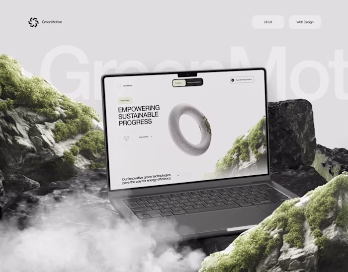 Green Motive Website Design Ui/Ux