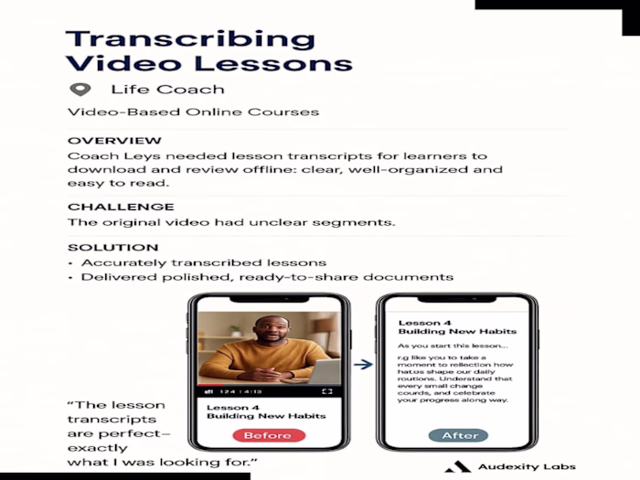 Coaching Clarity: Transcripts That Teach