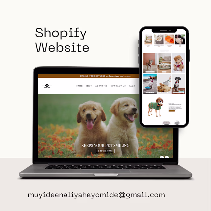 Pet Products Store
This project showcases