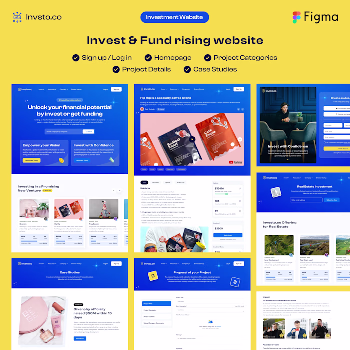 Investo.co - Crowdfunding Website