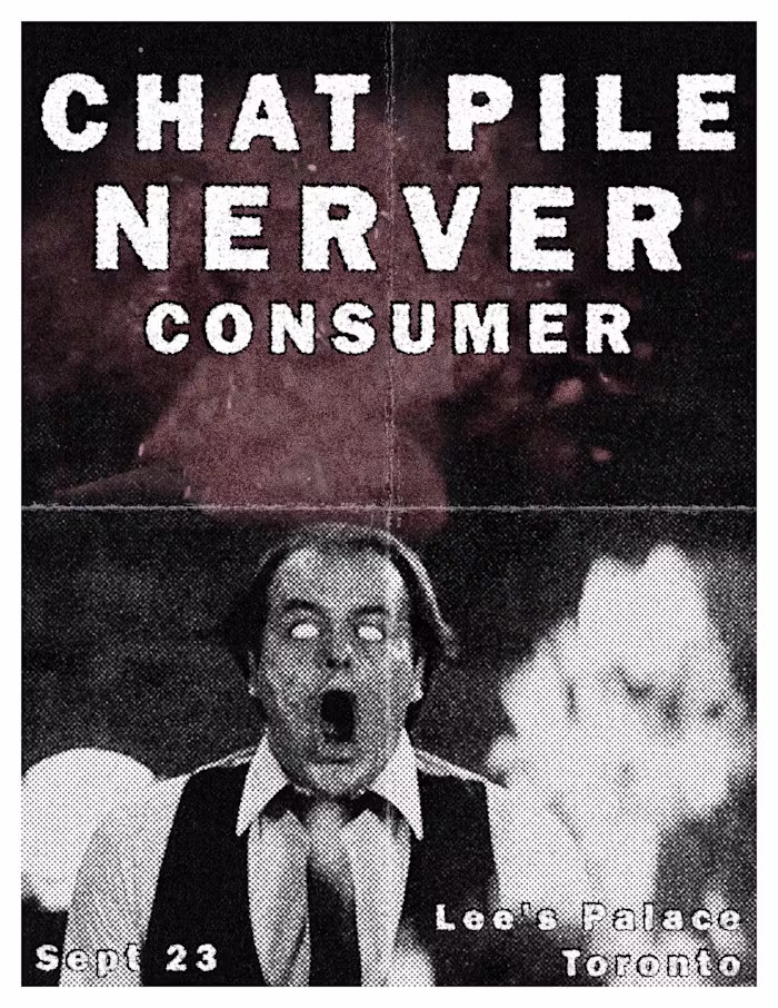Chat Pile Gig Poster