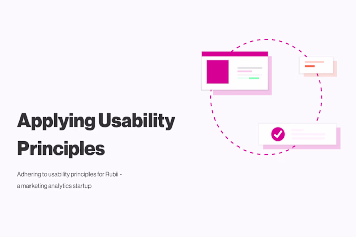 Applying Usability Principles