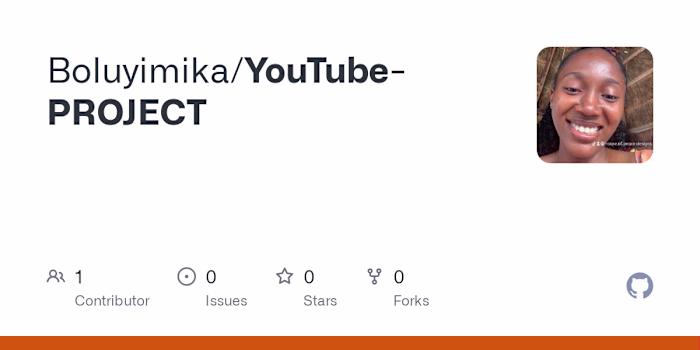 Boluyimika/YouTube-PROJECT