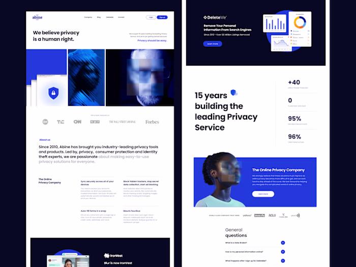 A sneak peek at the Abine website redesign I'm working on— h...