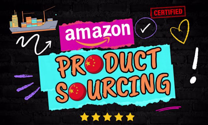 I will be your amazon product sourcing agent sourcing from China