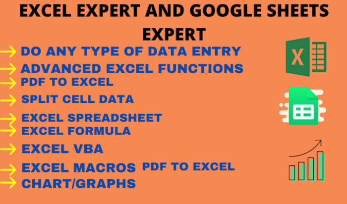 I will microsoft excel expert, ms office, ms word, data entry, …
