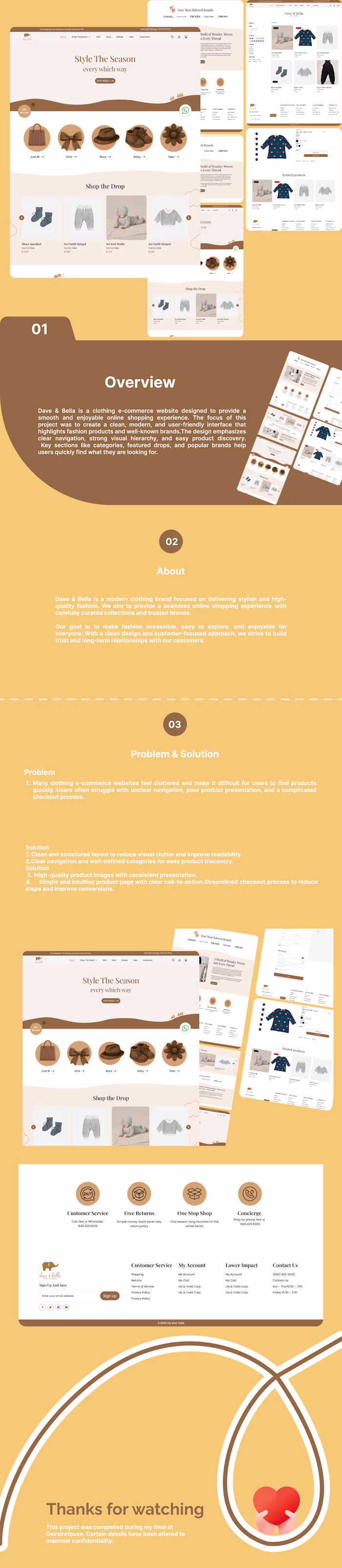 Dave & Bella | Figma Design | UI UX Design