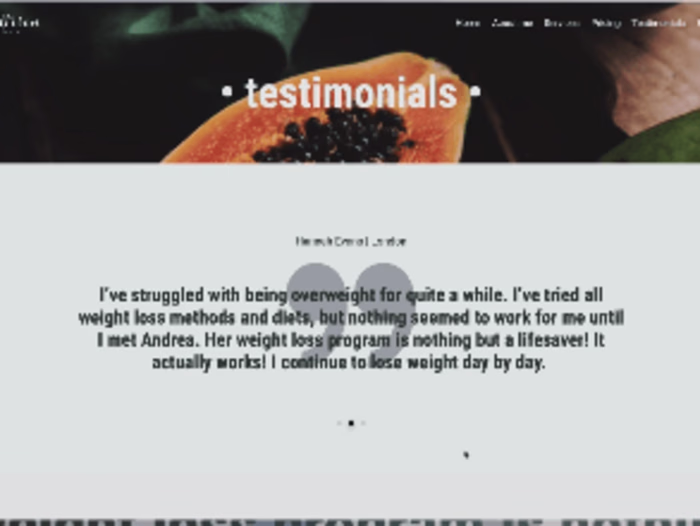 Website Development for Fitness Trainer