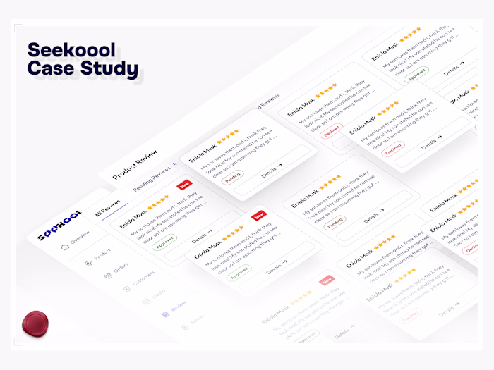 Seekoool E-commerce Admin Dashboard