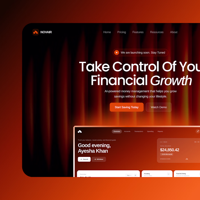 NOVAIR — Digital Banking, Designed